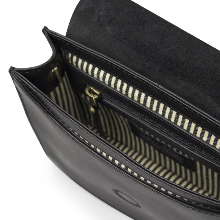 AUDREY MINI Black CROCO