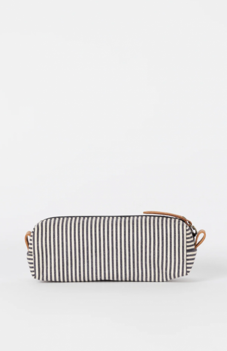 SIGNATURE PENCIL CASE COTTON CAMEL HU