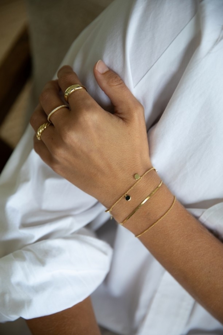 HUGO SNAKE CHAIN GOLD