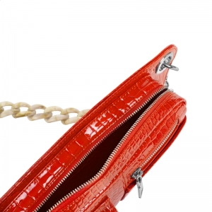 BRILLAY CROCO ORANGE/RED