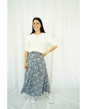 SANDRINA BLACK AOP FLOWE