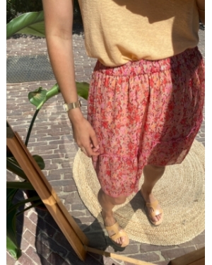 VALERIE OX TAN FLORAL H