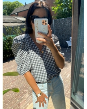 TAMAR BLACK CHECKS