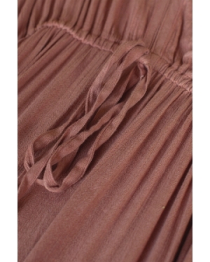 LONG DRESS WOOD ROSE