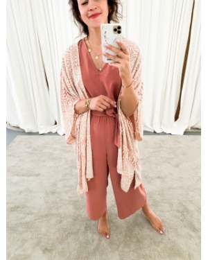MESA KIMONO PINK TINT