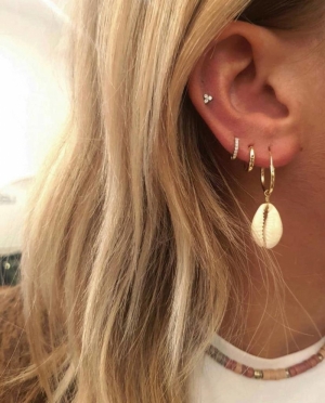 JEANNE NATURAL SHELL GOLD