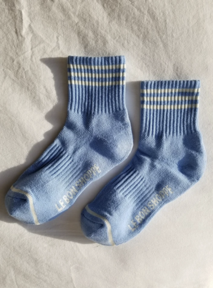 GIRLFRIEND SOCKS PARISIAN BLUE