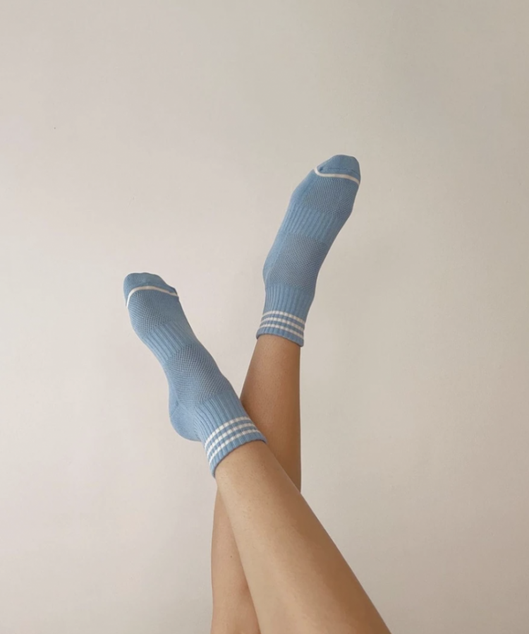 GIRLFRIEND SOCKS PARISIAN BLUE