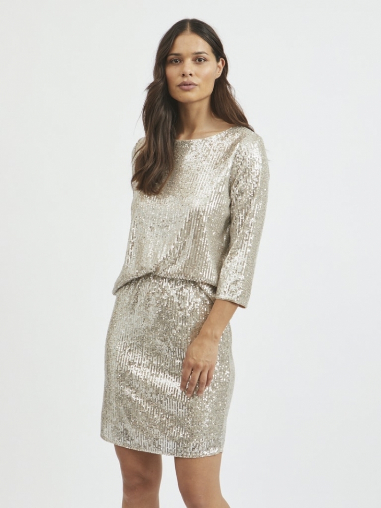 SAVIAS SEQUIN FROSTED ALMOND