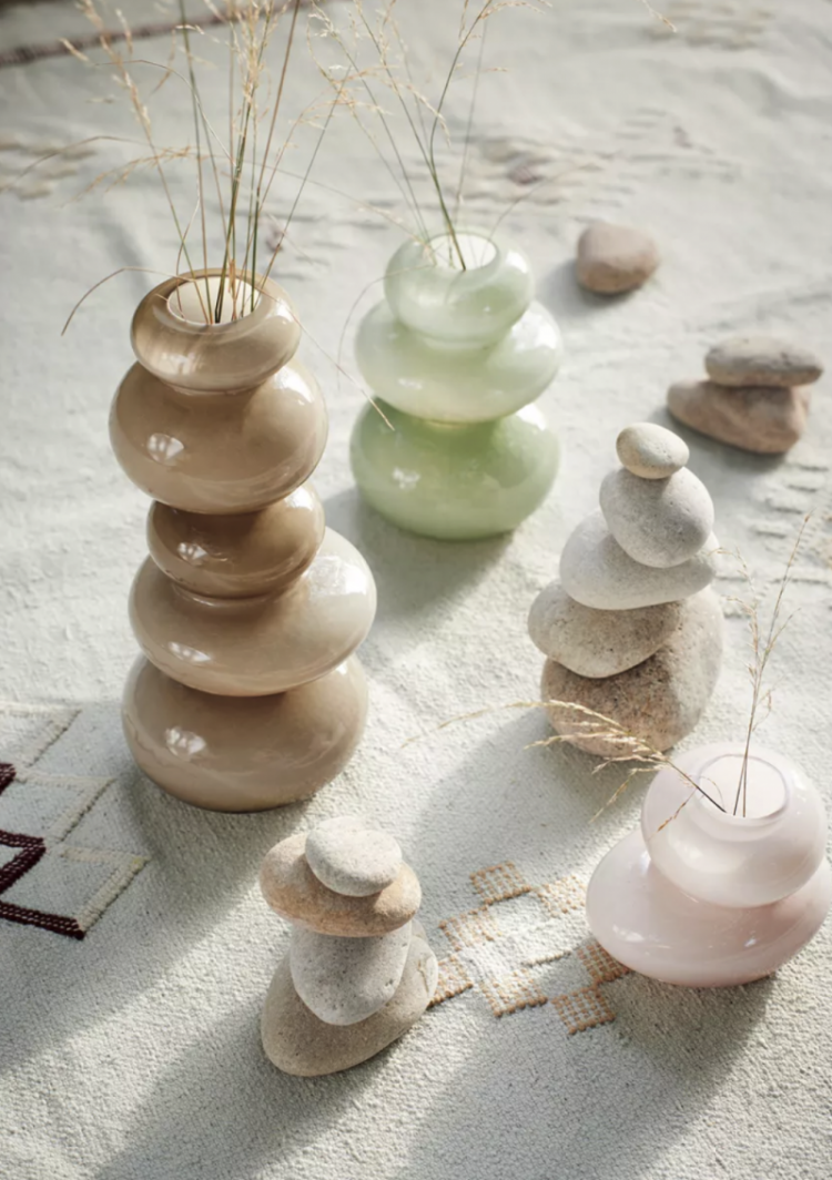 ROUND GLASS VASE GLASS