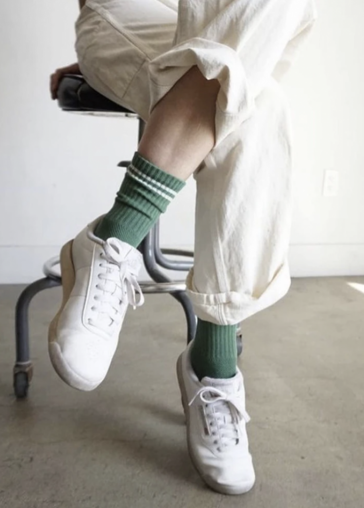 BOYFRIEND SOCKS MOSS