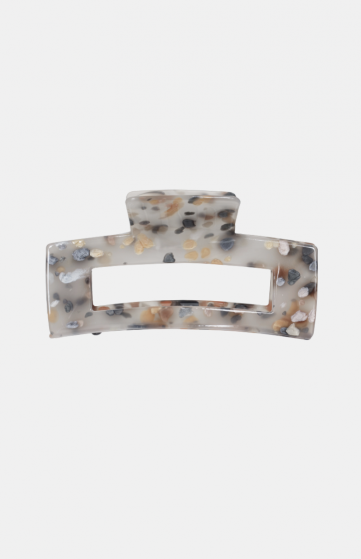 HAIR CLIP L RECTANGLE NUDE