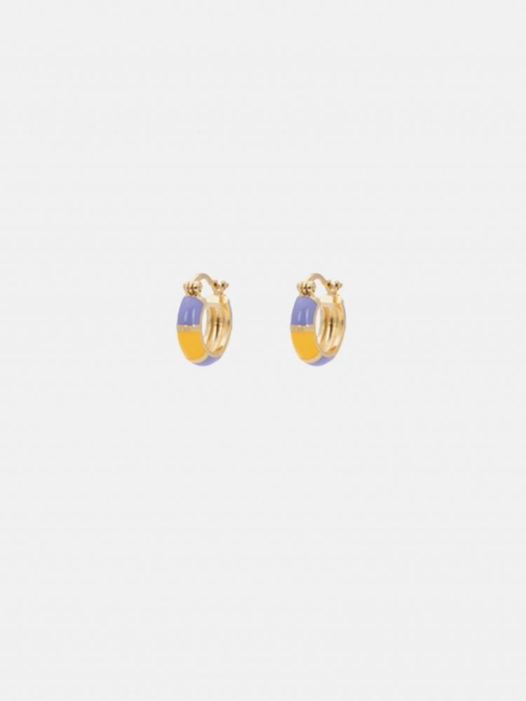 COLOUR POP RING  GOLD/YELLOW/PUR