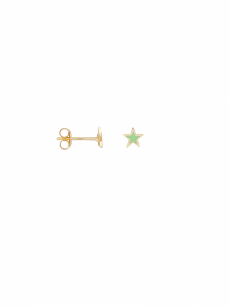SINGLE GREEN STAR GOLD/GREEN