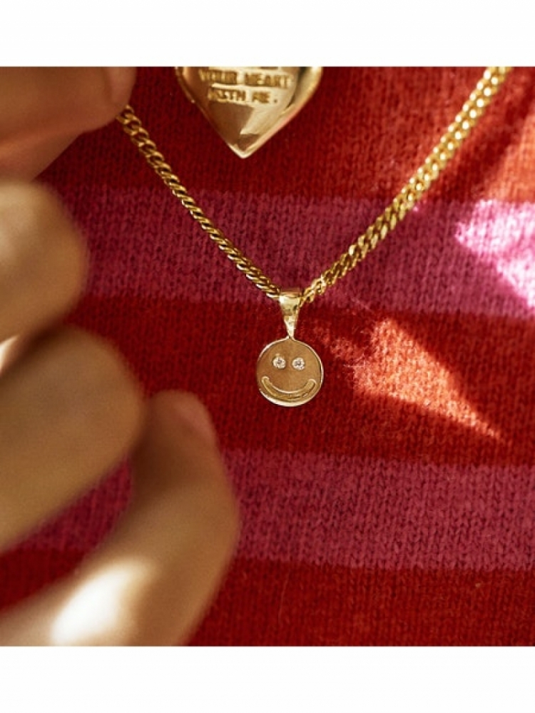 SMILEY CHARM GOLD