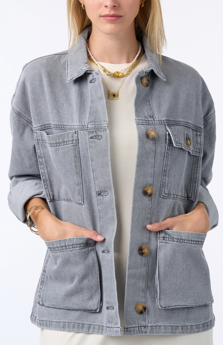 TESSIE SAMAR LIGHT GREY DENI
