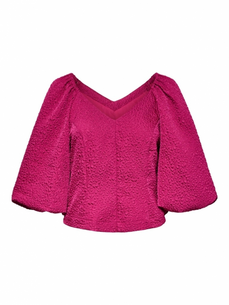 CRINKLE FUCHIA PURPLE