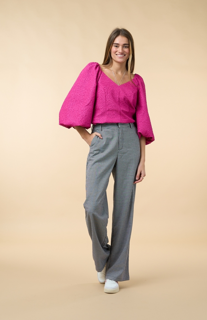 CRINKLE FUCHIA PURPLE