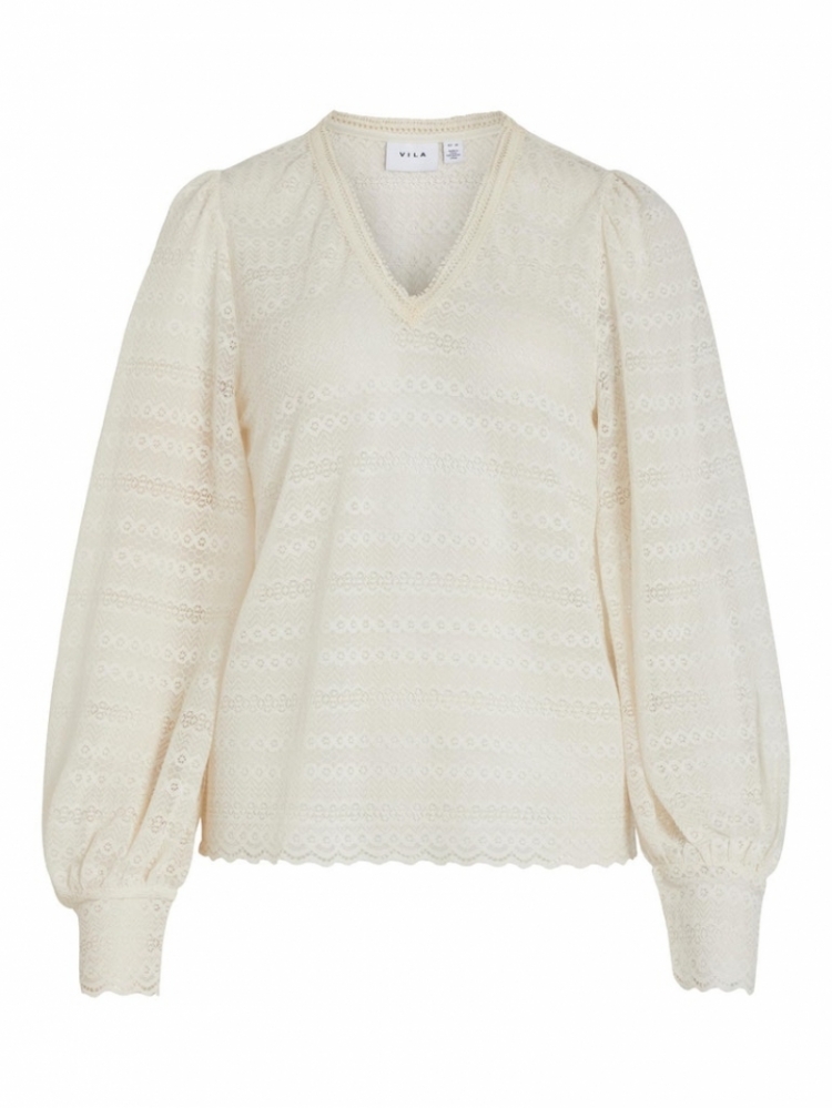 LYKKE LACE TOP BIRCH