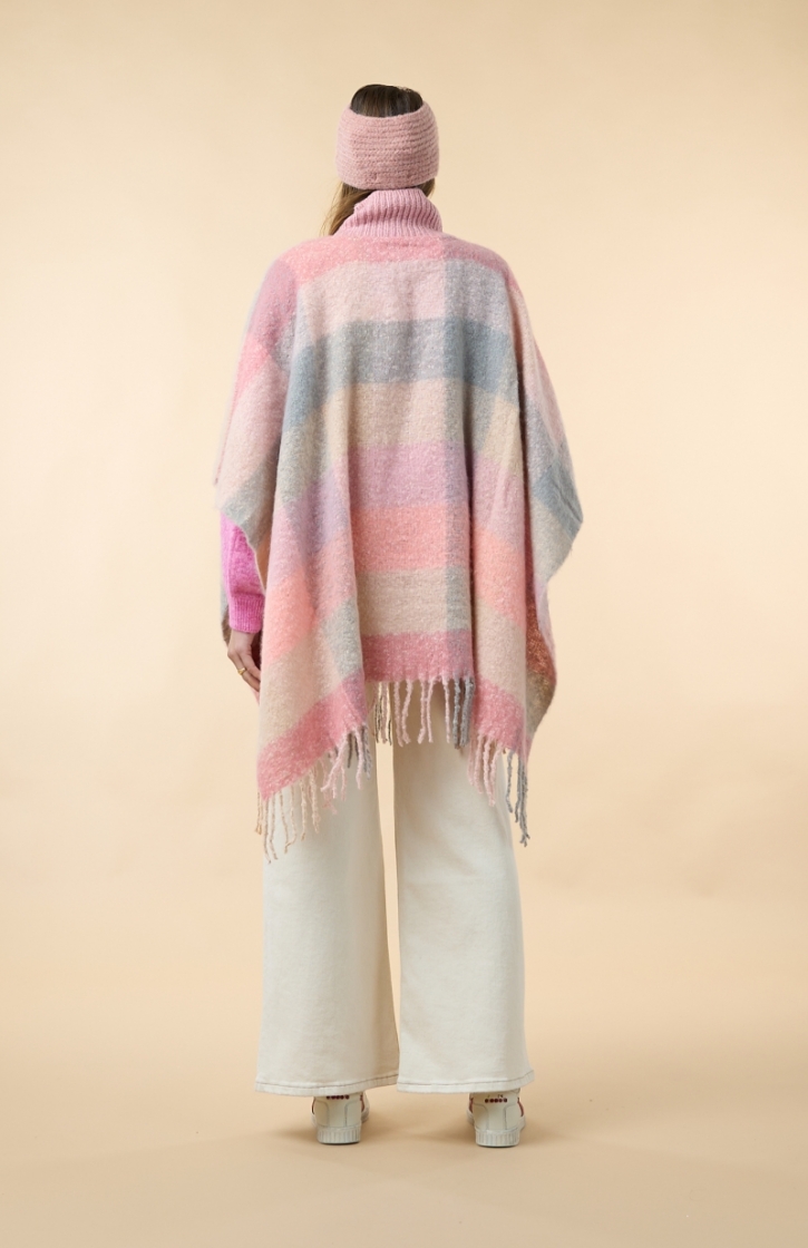 FAELYN PONCHO MISTY ROSE