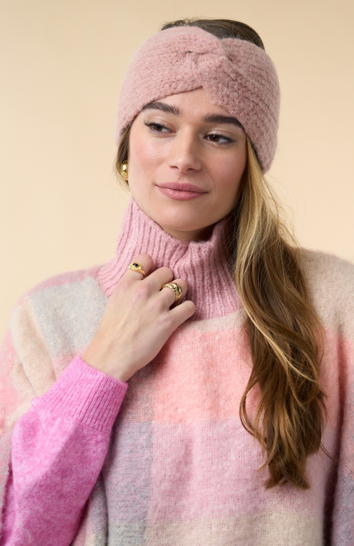 FAELYN PONCHO MISTY ROSE