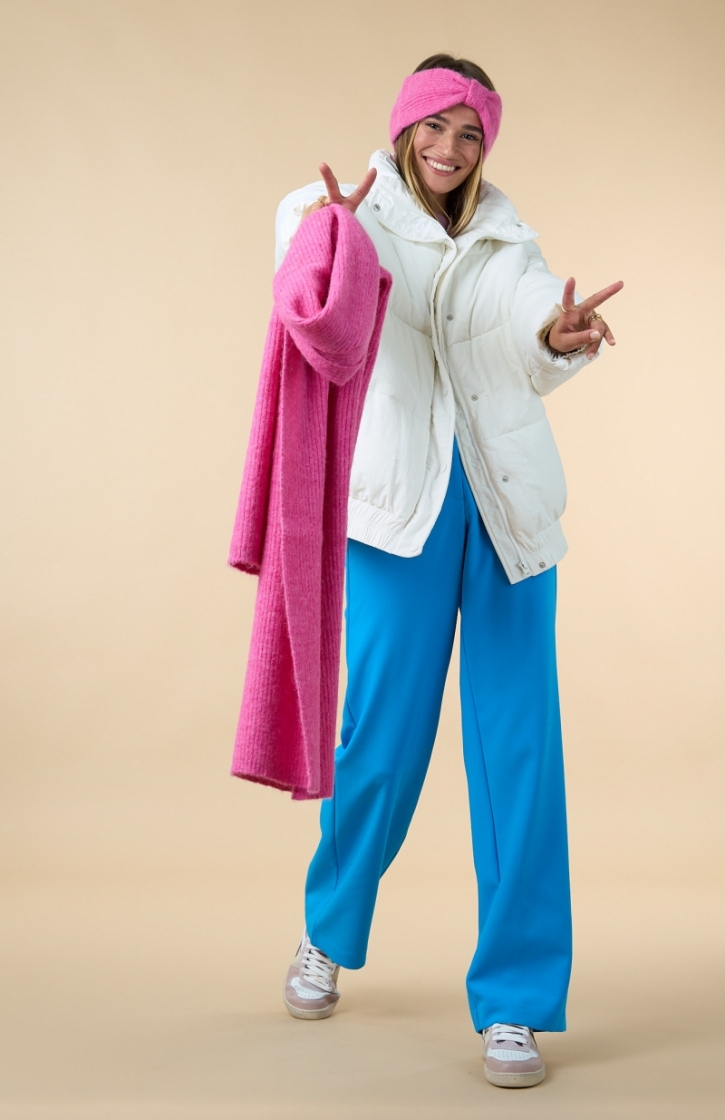 LULU LINNA SCARF PHLOX PINK