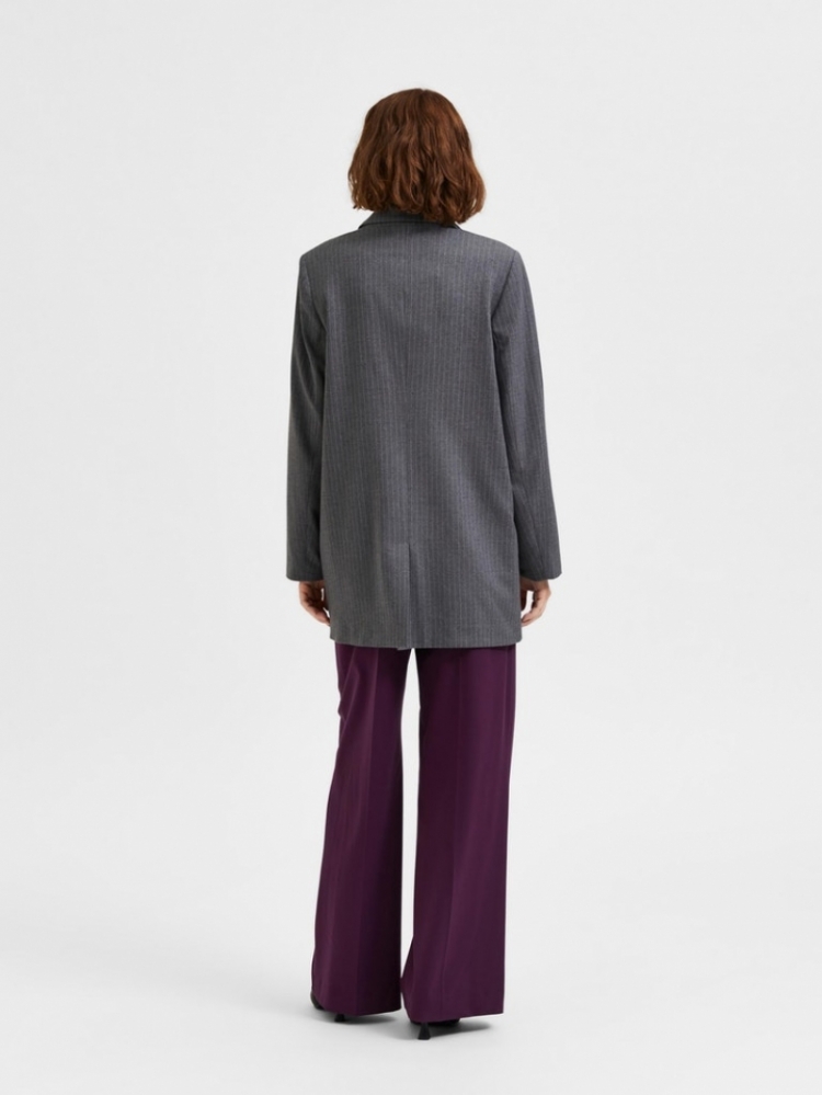 FANNI RELAXED BLAZER MEDIUM GREY MEL