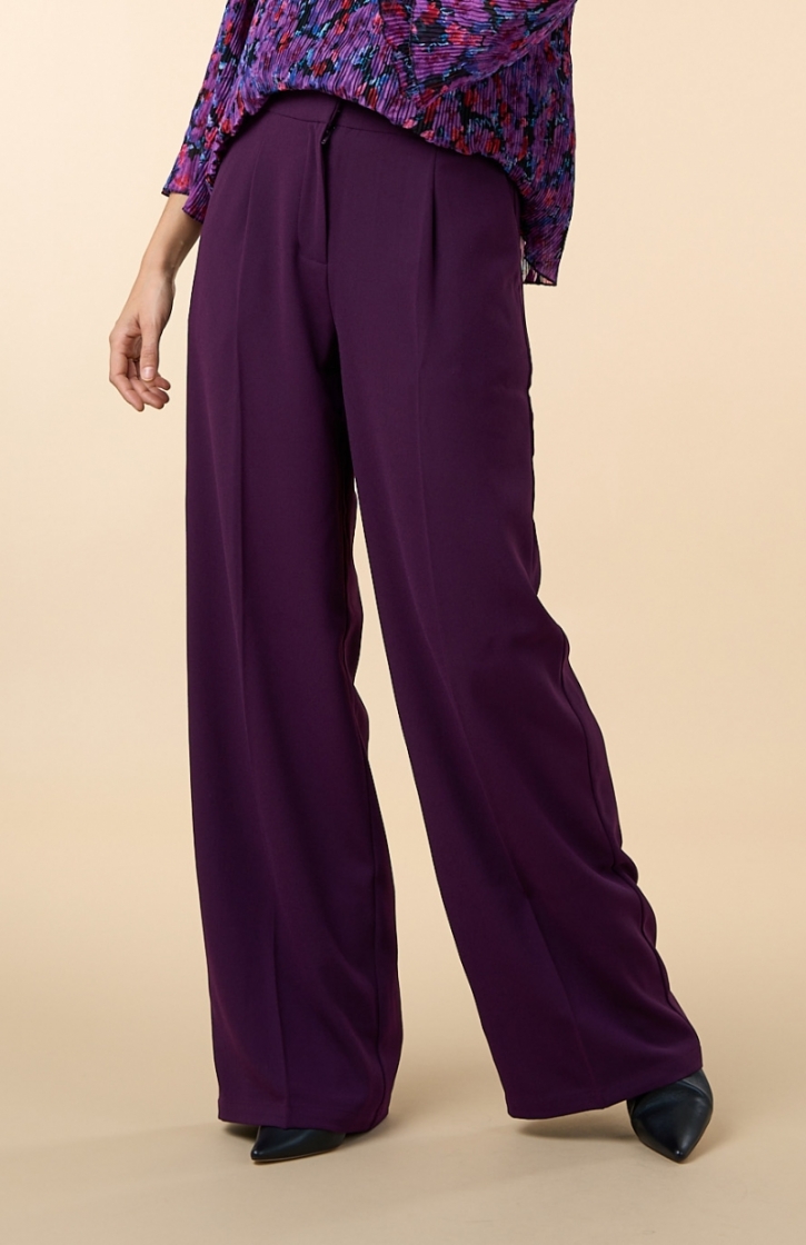 TINNI WIDE PANT POTENT PURPLE