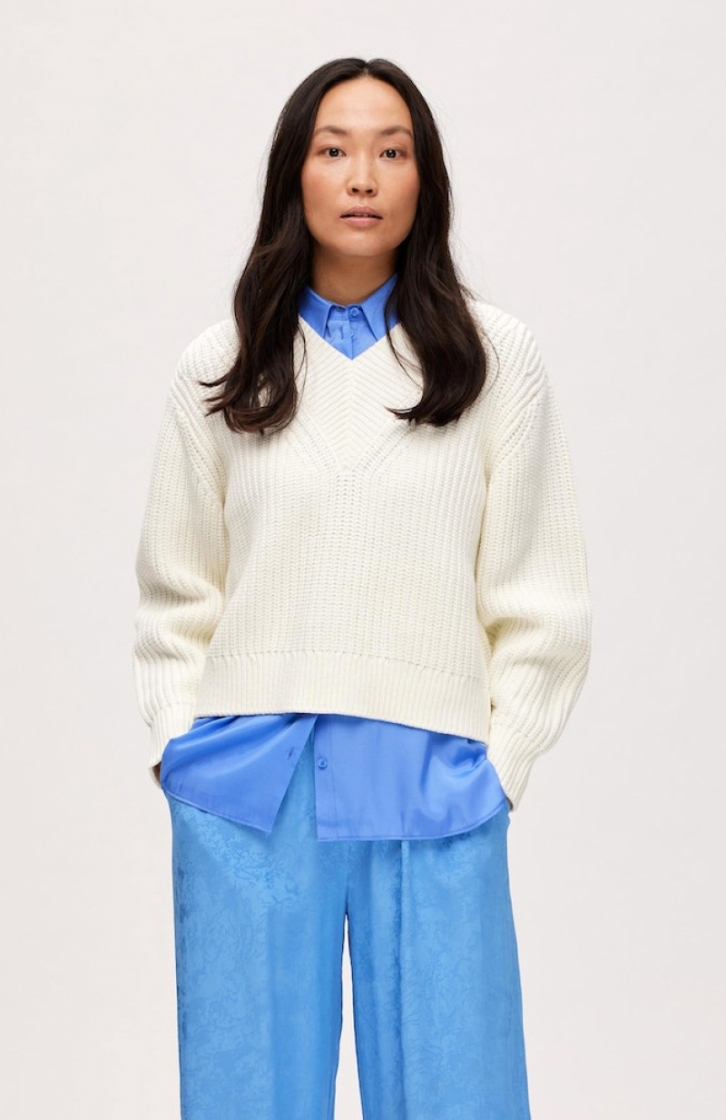 MILEA CROPPED SNOW WHITE