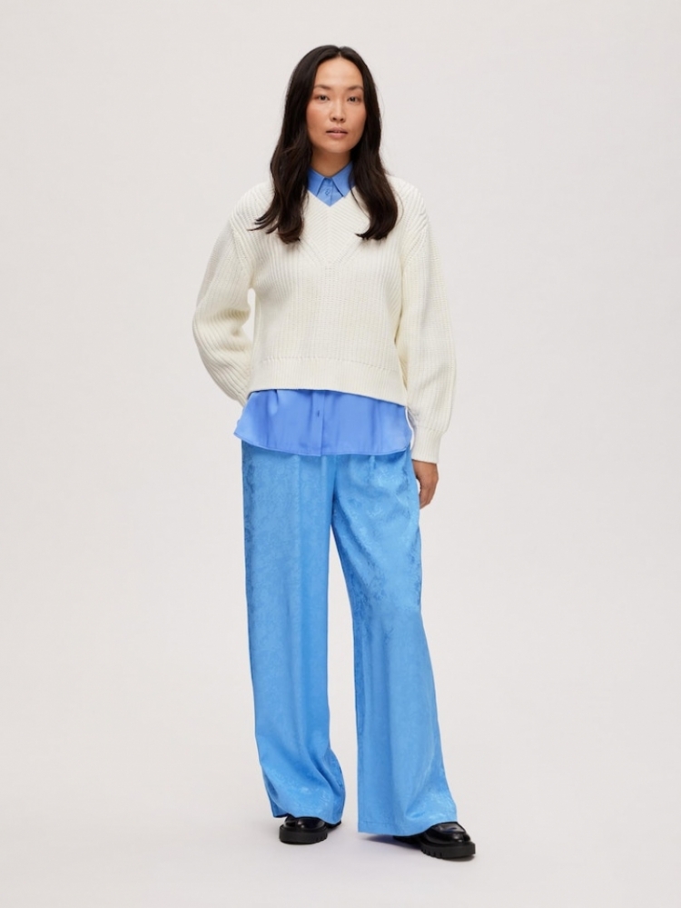 MILEA CROPPED SNOW WHITE