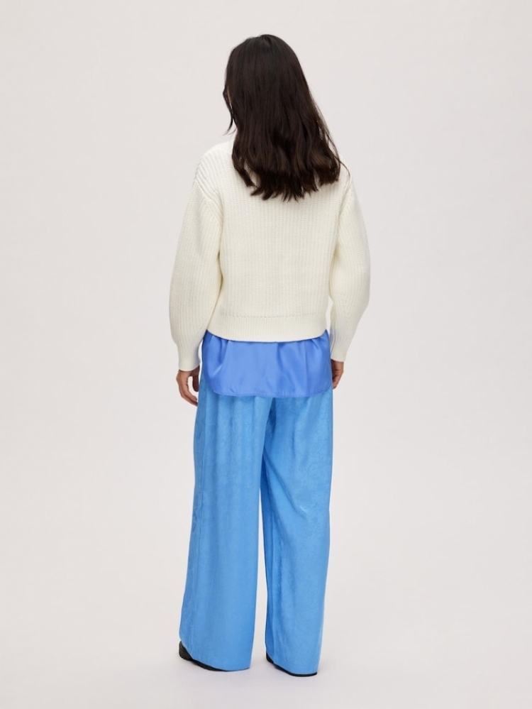 MILEA CROPPED SNOW WHITE