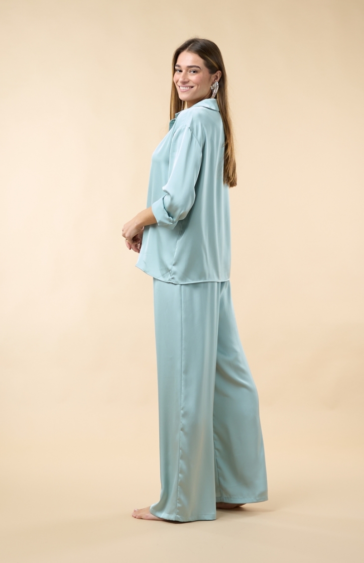 CLAIR SATEEN CAMEO GREEN