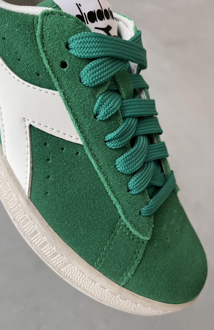 GAME L LOW SUEDE GREEN PEPPERMIN