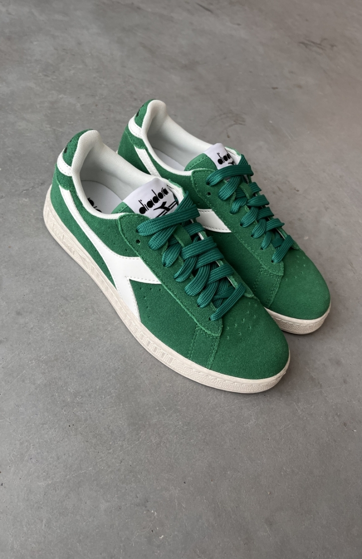 GAME L LOW SUEDE GREEN PEPPERMIN