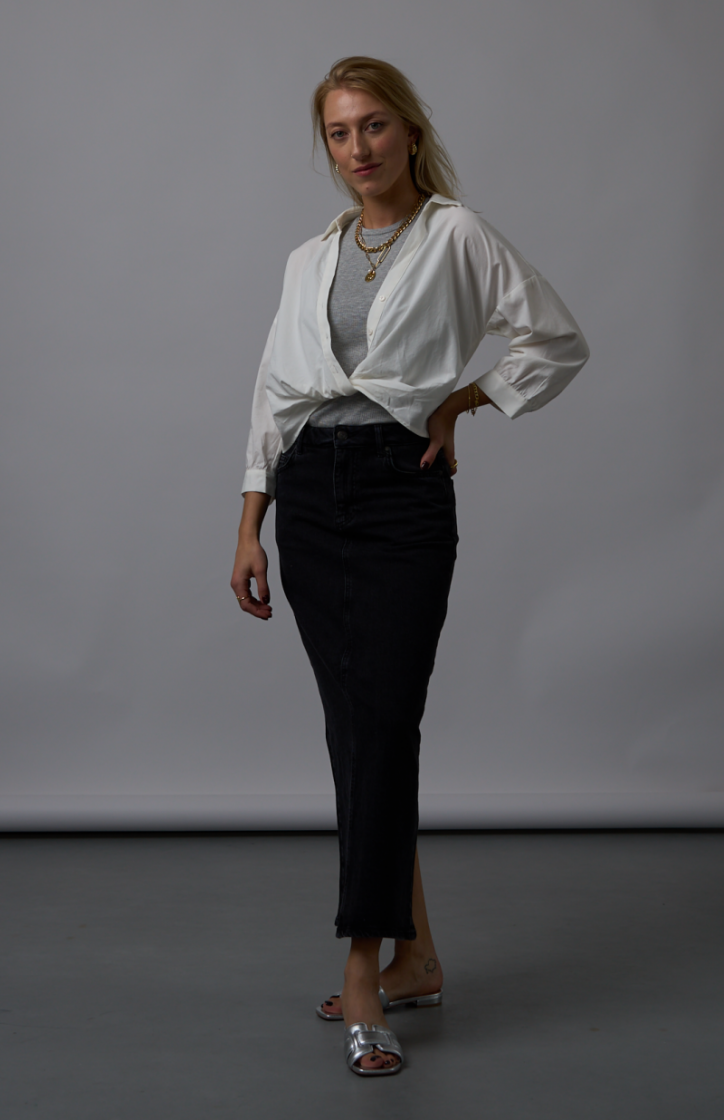 OBJELLEN BLACK DENIM