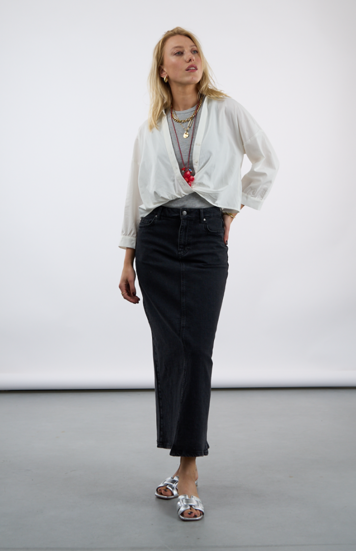 OBJELLEN BLACK DENIM