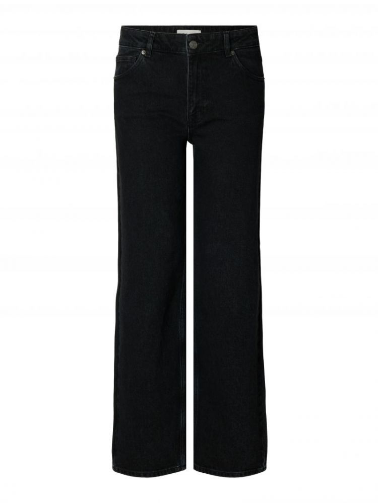 SLFWIDE BEA BLACK DENIM