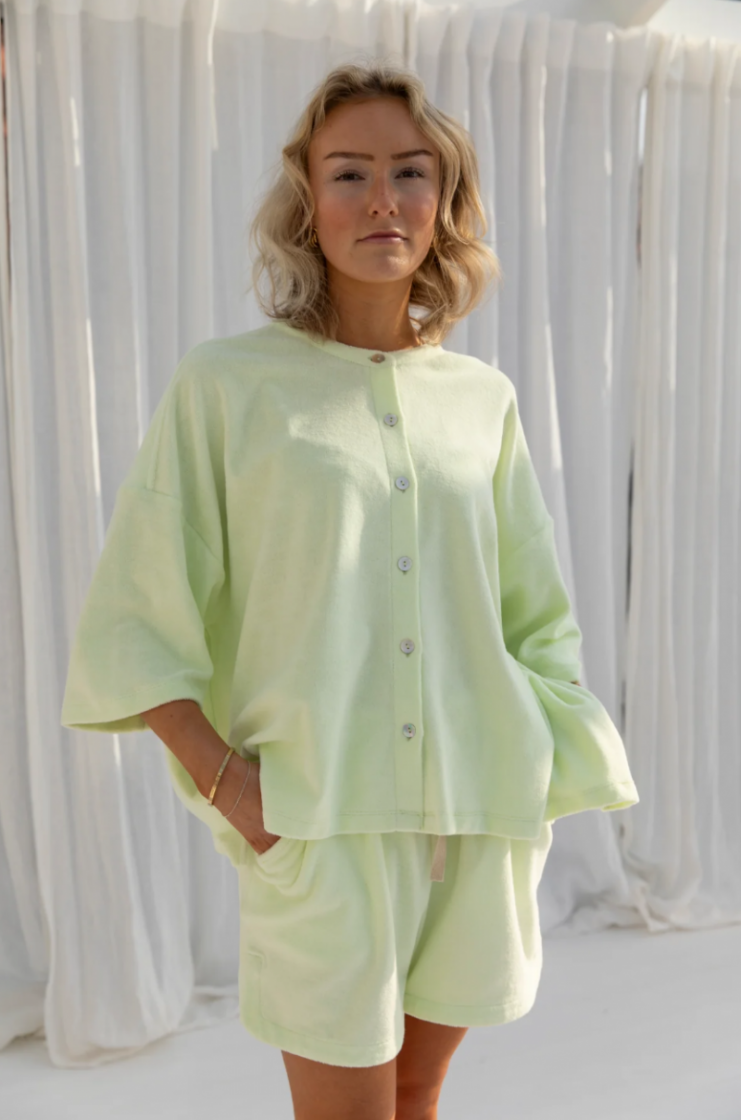 NARAM OVERSIZED SHIRT LEMON SORBET