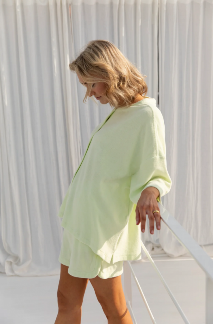 NARAM OVERSIZED SHIRT LEMON SORBET