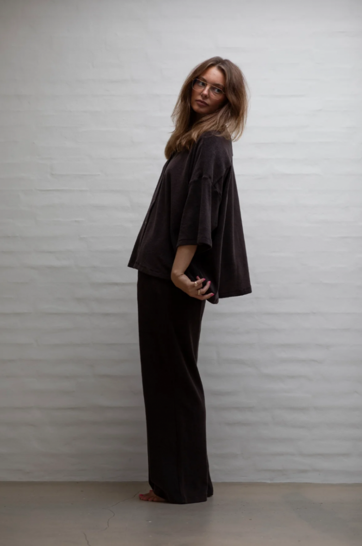 NARAM OVERSIZED SHIRT COFFEE