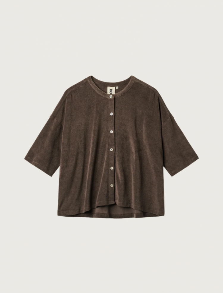 NARAM OVERSIZED SHIRT COFFEE