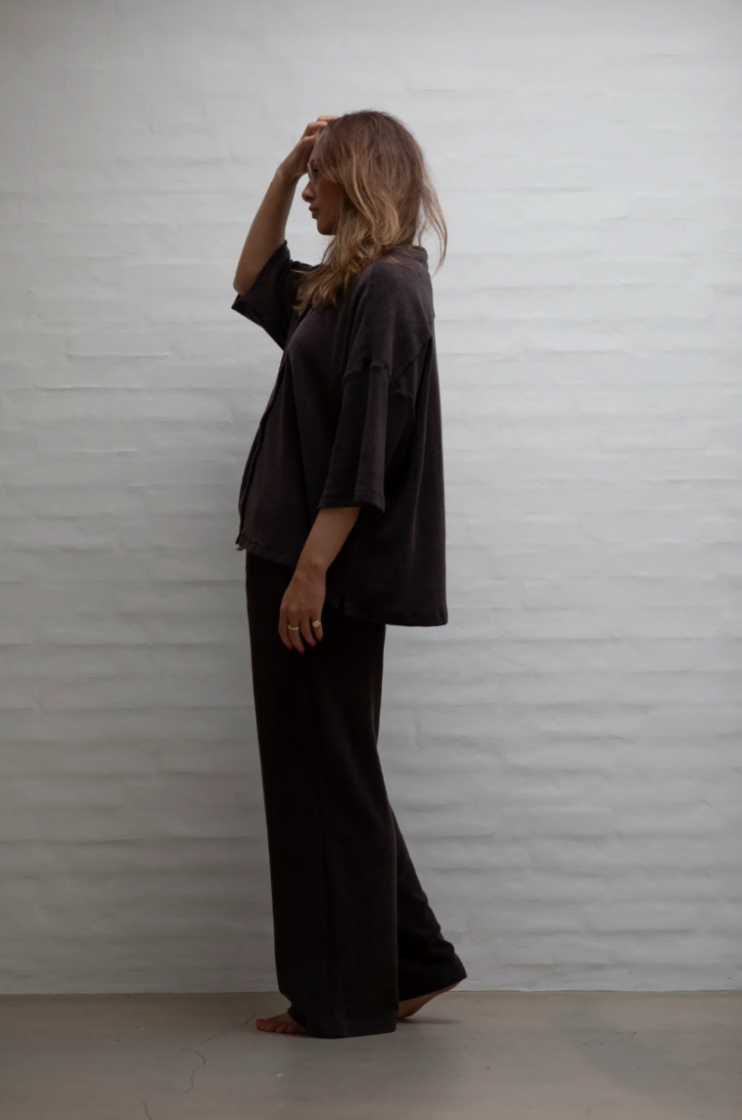 NARAM OVERSIZED SHIRT COFFEE