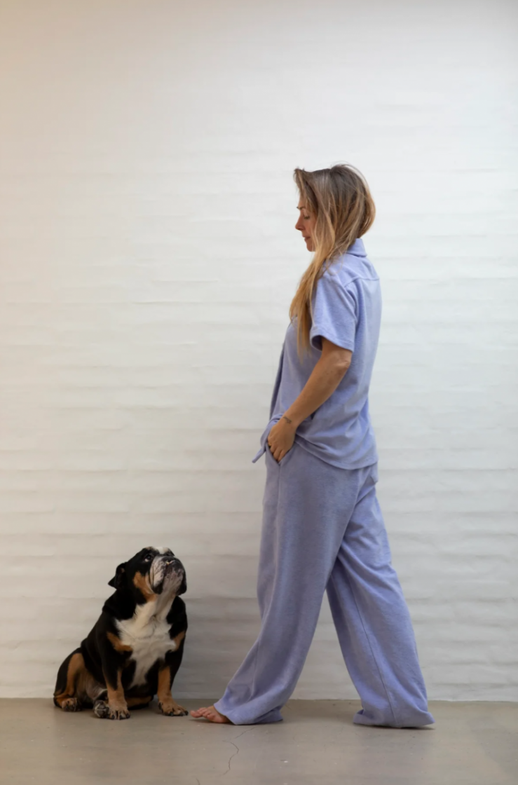 NARAM PANTS LAVENDER BLUE