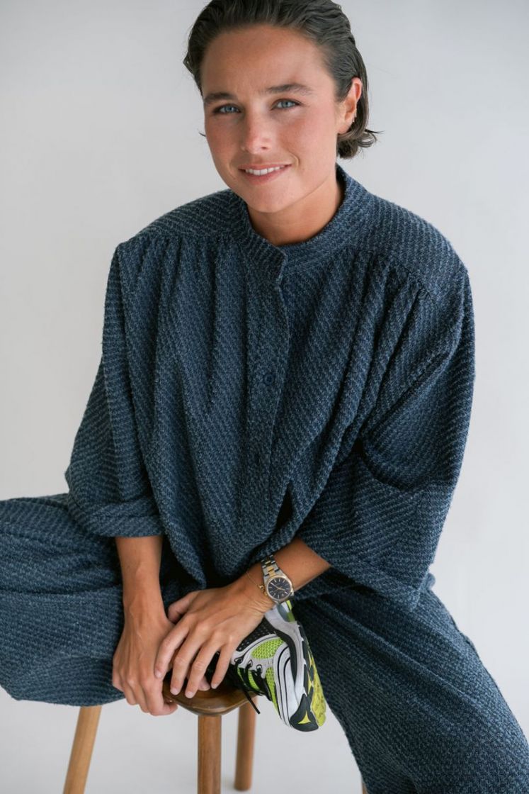 MAYA NAVY TWEED