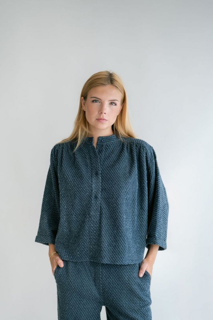MAYA NAVY TWEED