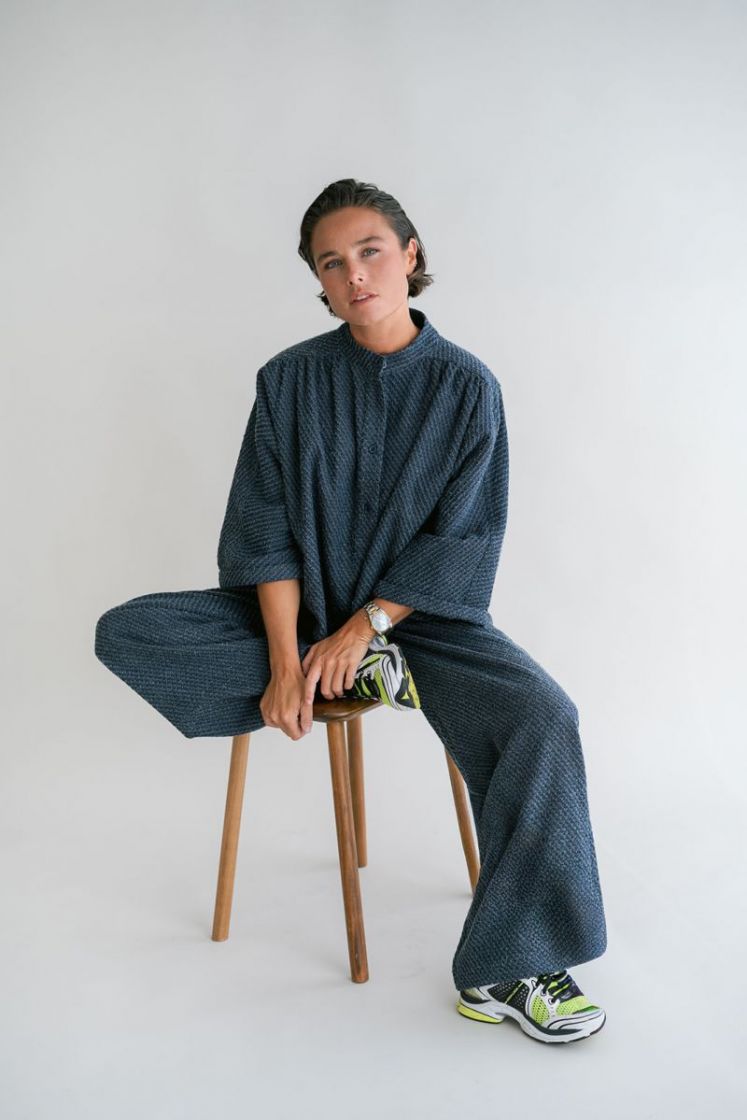 MAYA NAVY TWEED
