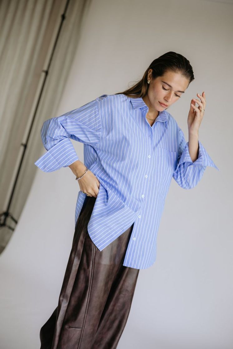 ADALENESW STRIPE LIGHT BL