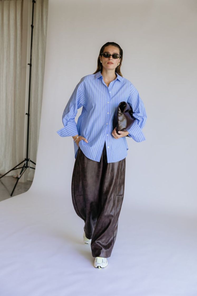 ADALENESW STRIPE LIGHT BL