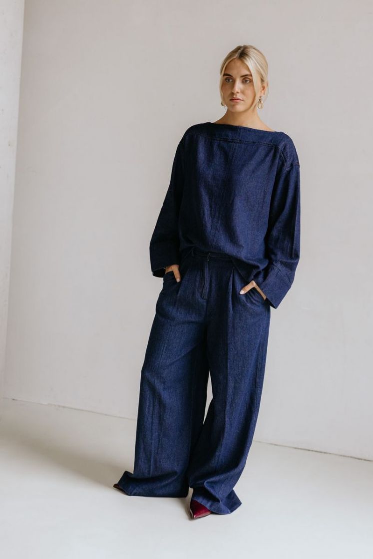 SLCHAMAN MALO DARK BLUE DENIM