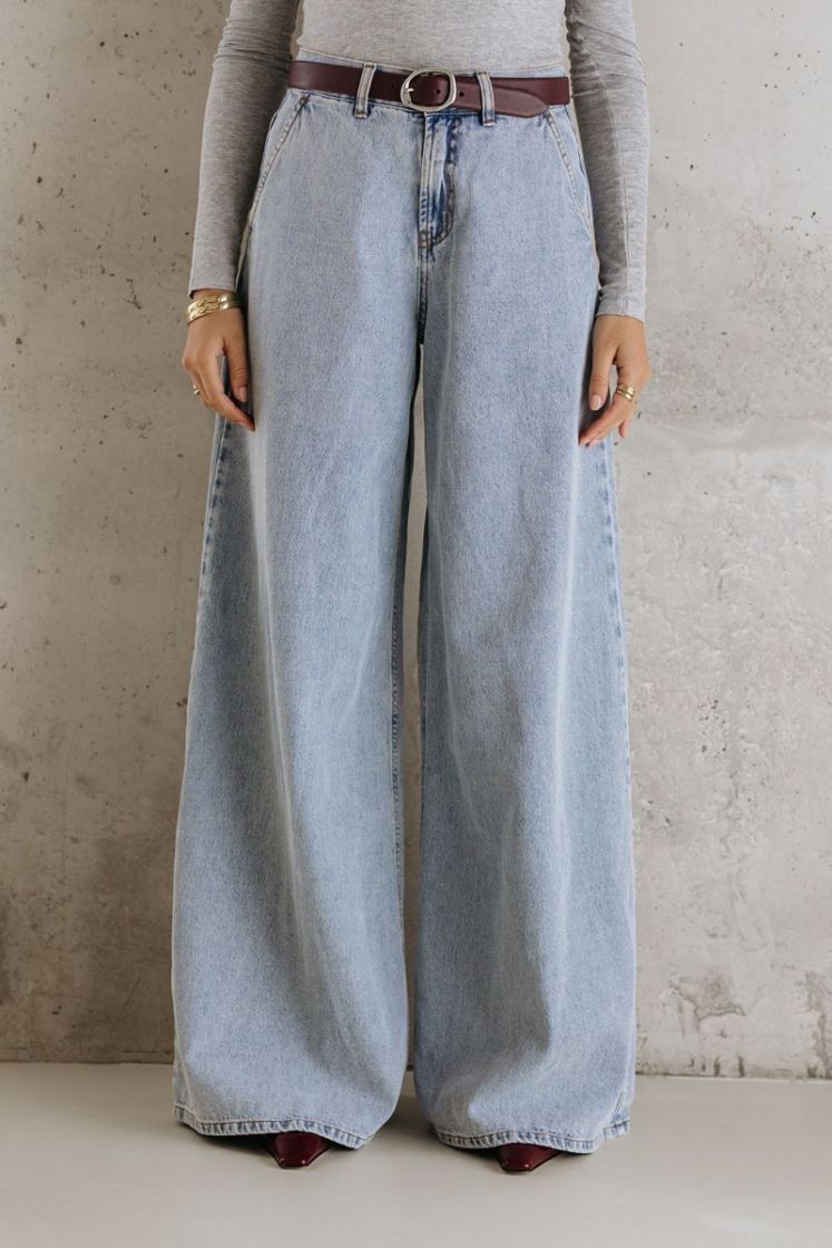 STEVIE DENIM PANTS MEDIUM BLUE DEN